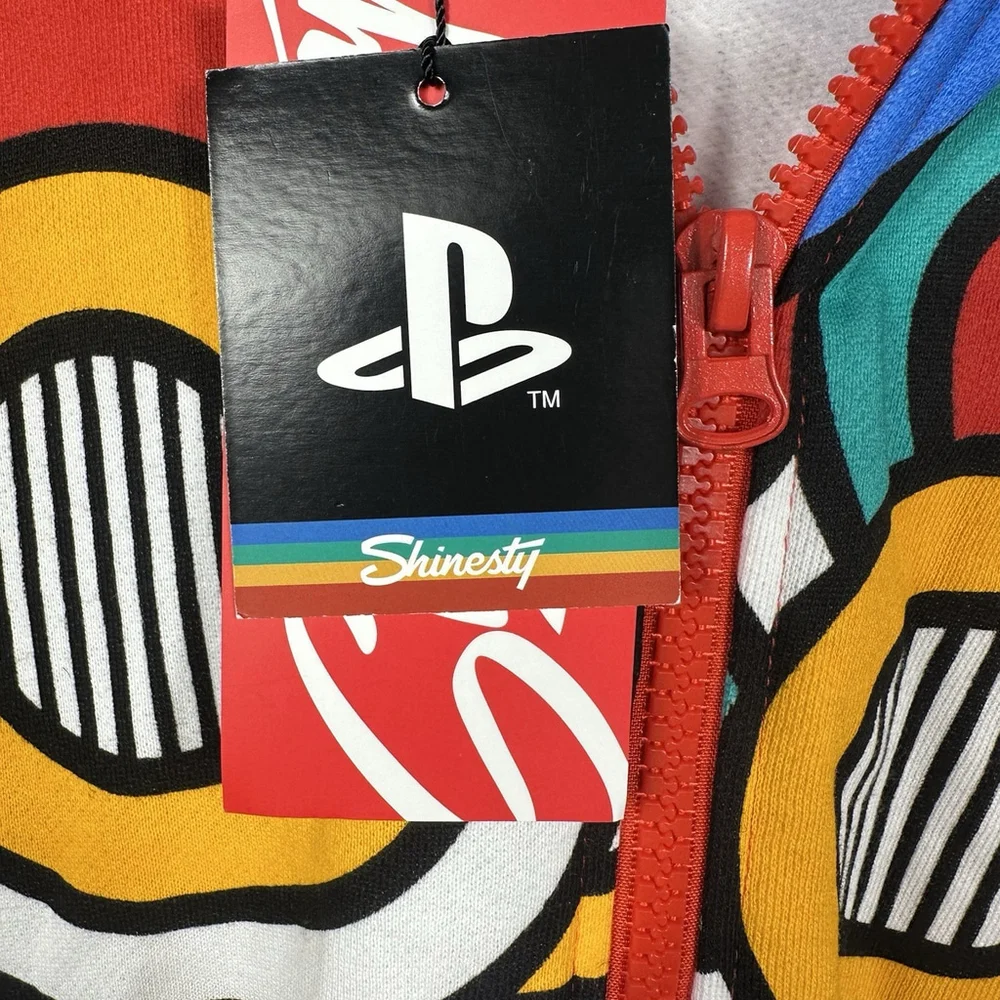 PlayStation Full Body Men's L Shinesty The Button Masher Sony Pajama Sleep Wear - Picture 7 of 8